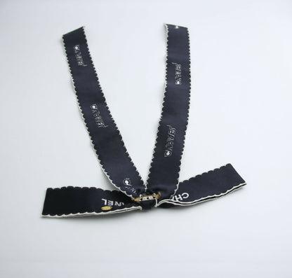 Chanel Vintage 1981-85 Silk Bow Long Ribbon Brooch