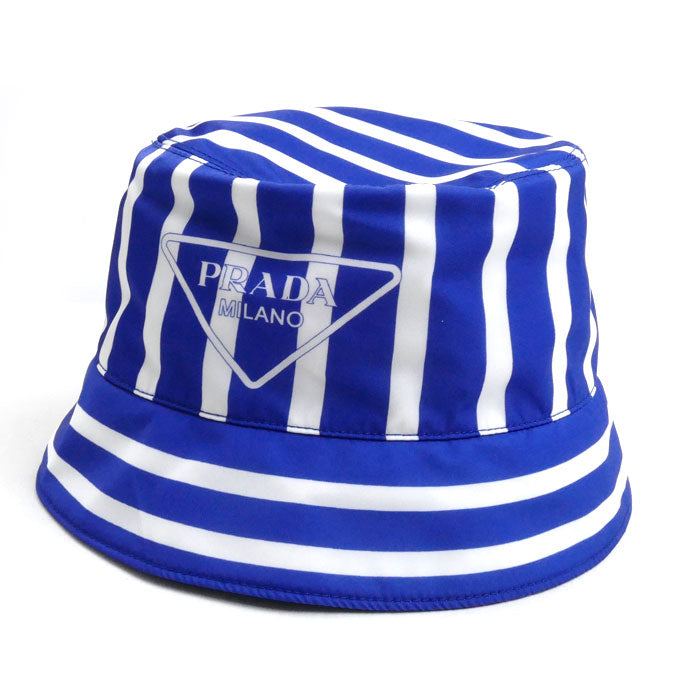 Prada Re-Nylon Stripe Hat