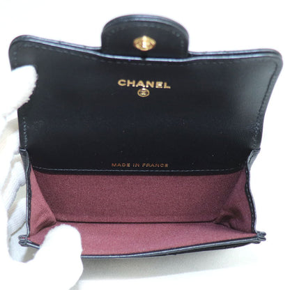 Chanel Matelassé Lambskin Card Case