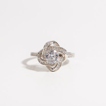 'Knotted Love' Sterling Silver Ring