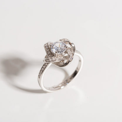 'Knotted Love' Sterling Silver Ring