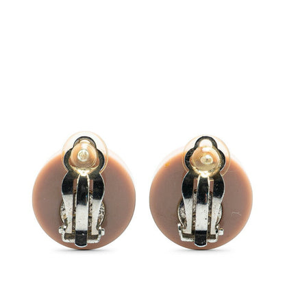 Chanel Coco Mark Heart Motif Earrings