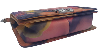Chanel 15P Limited Edition ‘Flower Power’ Medium Lambskin Boy Flap Bag