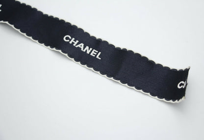 Chanel Vintage 1981-85 Silk Bow Long Ribbon Brooch