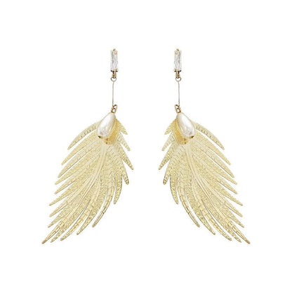 Leaf Statement Earrings