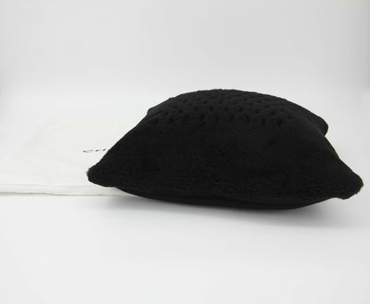 Chanel Coco Mark Cotton Cashmere Black Pillow Cushion