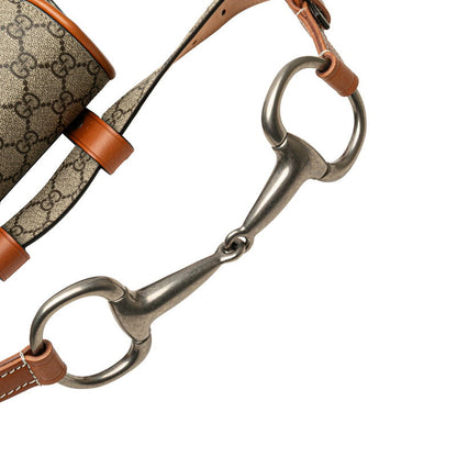 Gucci GG Supreme Bamboo PVC Leather Belt Bag