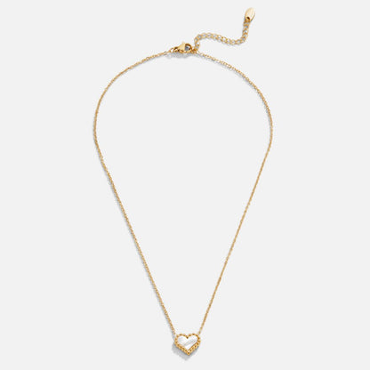 Lois Beaded Heart Necklace