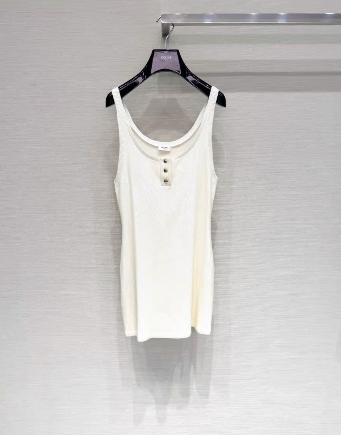 celine 24 white sequin dress