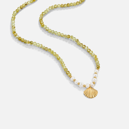 Luca Pearl & Seashell Bead Necklace
