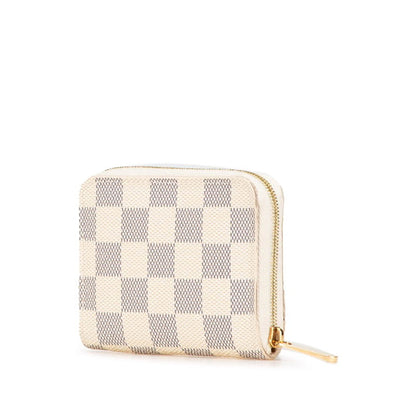 Louis Vuitton Zippy Coin Purse Damier Azur Coin Purse