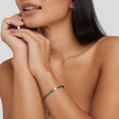 Midnight Pearl Bracelet