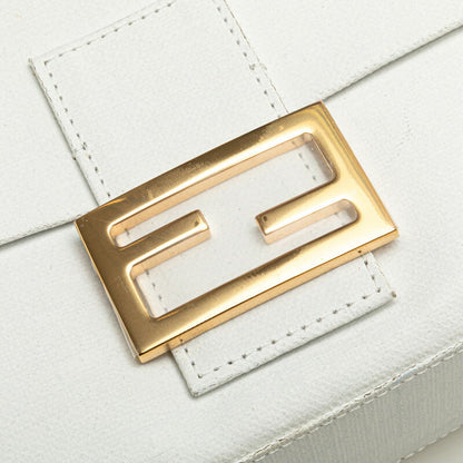 Fendi Baguette Linen Leather 2way Bag