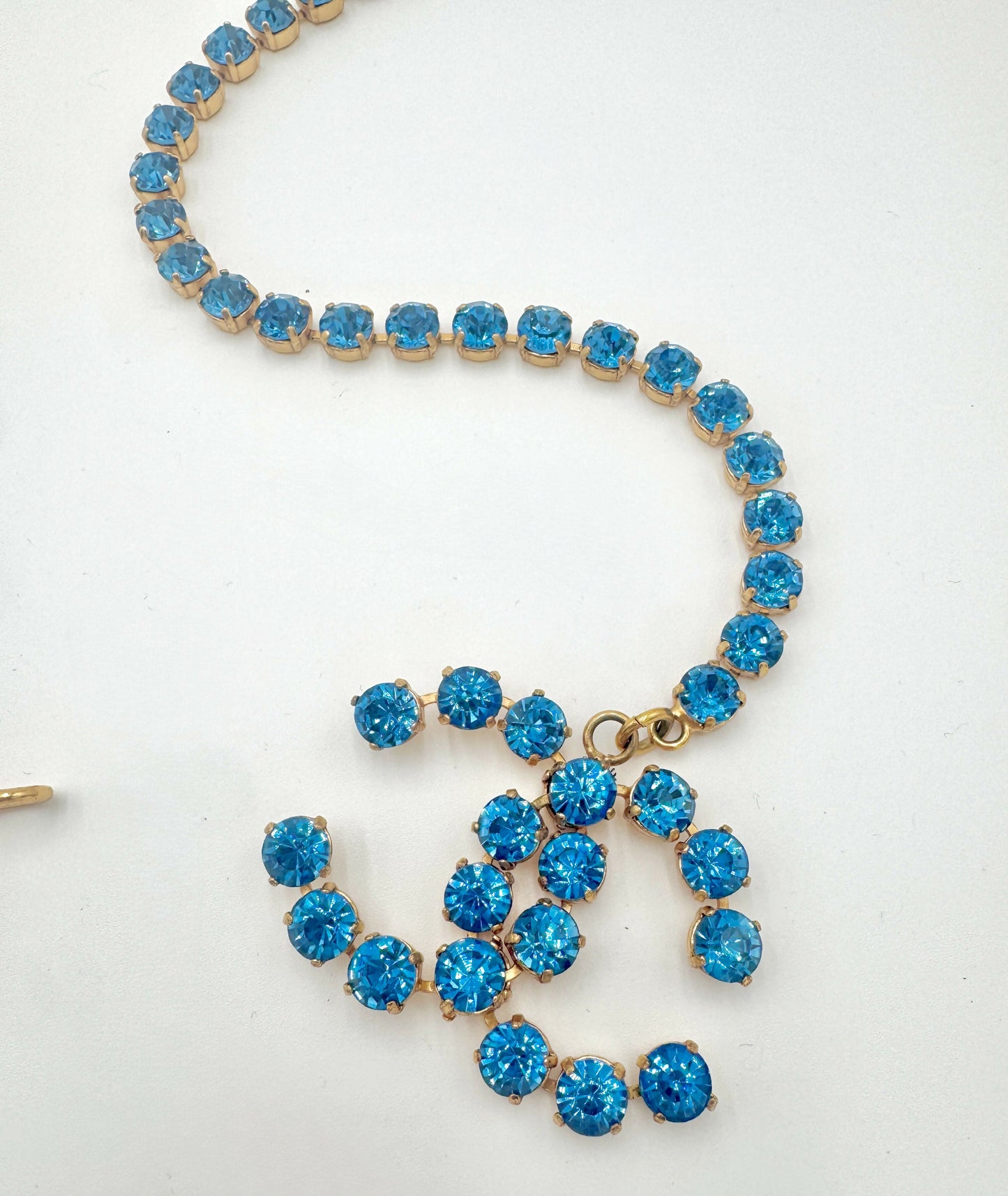 Chanel 1995 Vintage Barbie Blue Dangle Belt