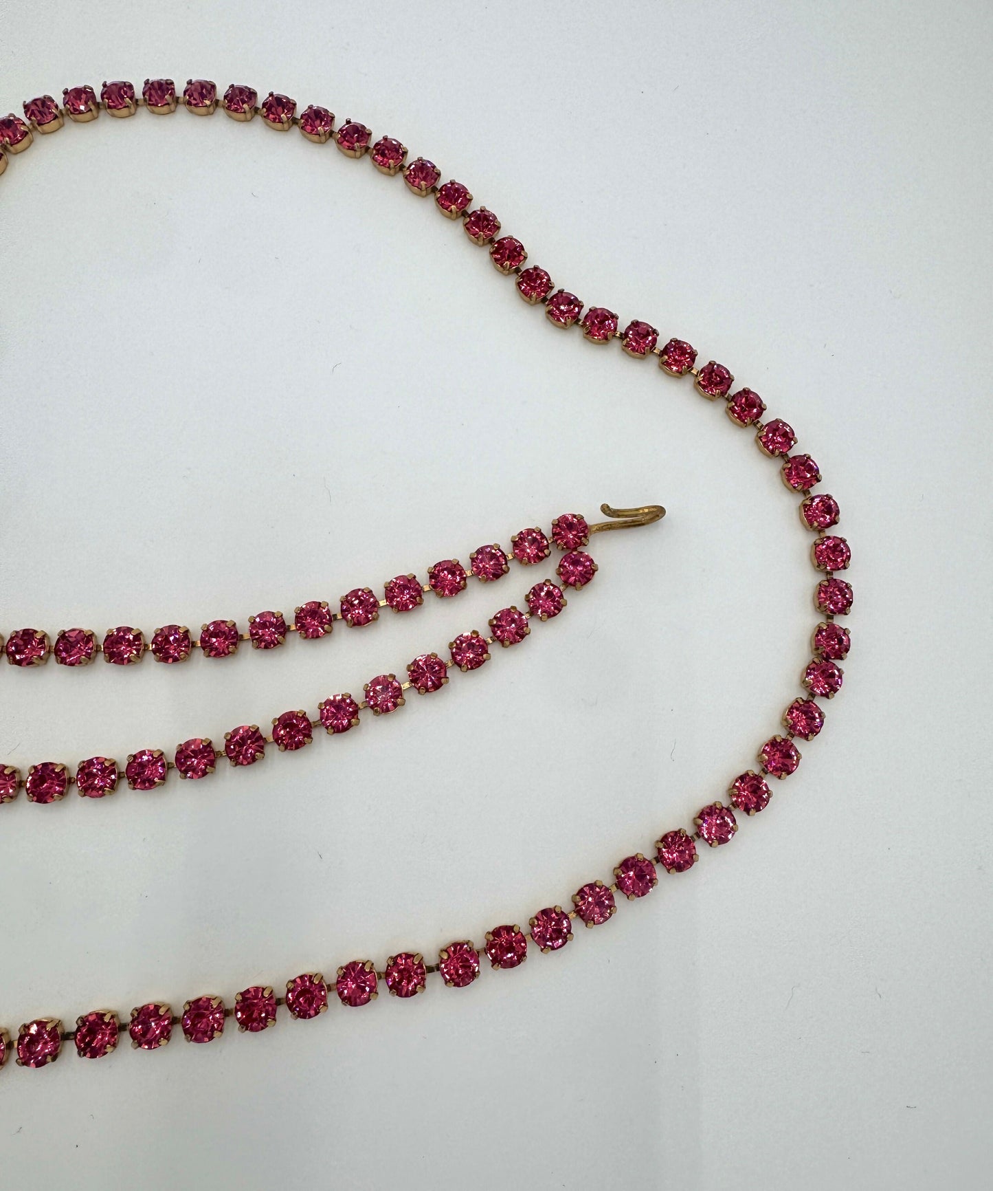 Chanel 1995 Vintage Barbie Pink Dangle Belt