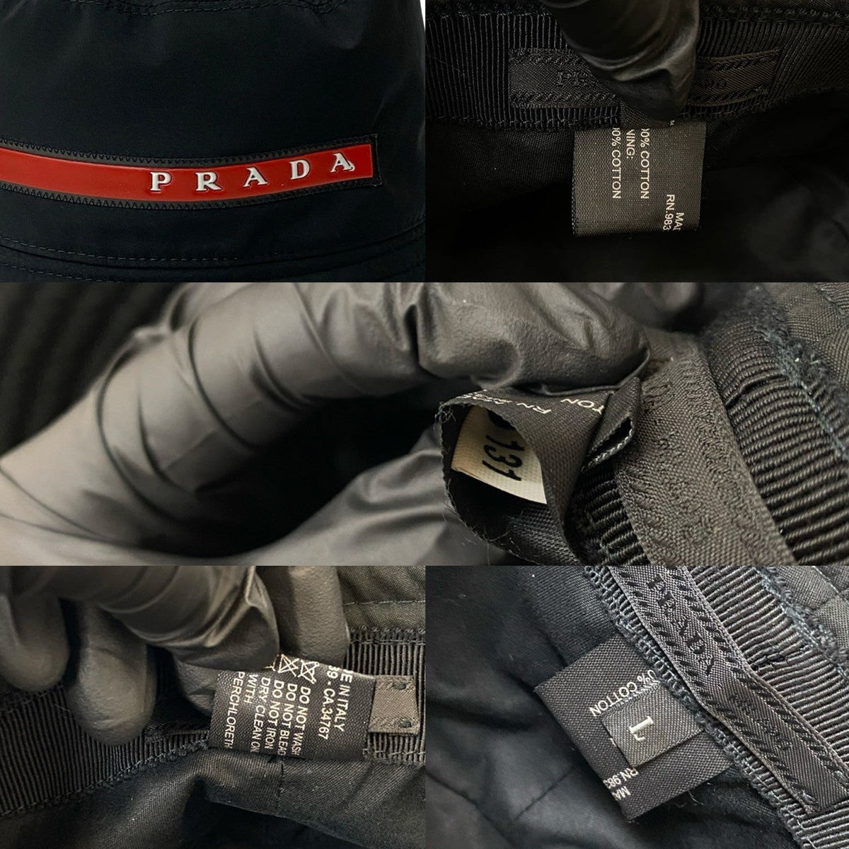 Prada PRADA SPORTS Cotton Bucket Hat