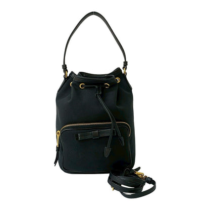 Prada Duet Canvas Leather 2way Bag