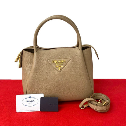 Prada VITELLO DAINO 2way Handbag