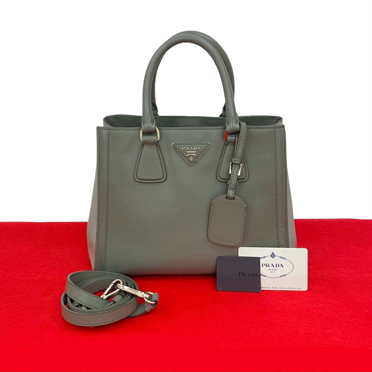 Prada Saffiano 2way Handbag