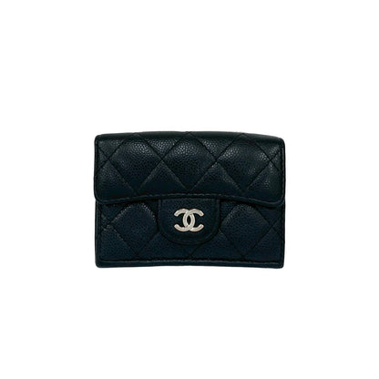 Chanel Matelassé Caviar Leather Trifold Wallet