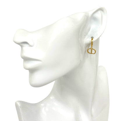 Christian Dior CD Motif Earrings