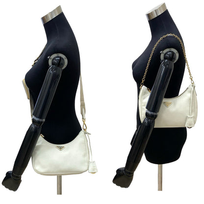 Prada Re-Edition Saffiano Leather Shoulder Bag