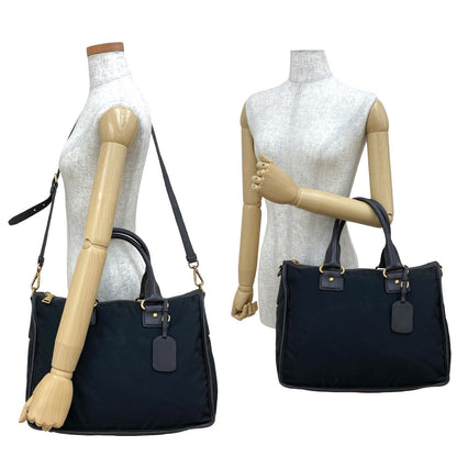 Prada Nylon Leather 2way Handbag