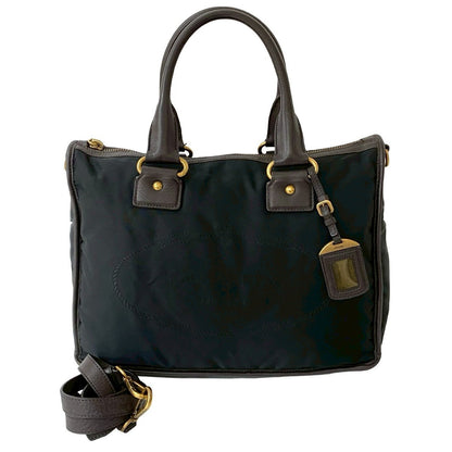 Prada Nylon Leather 2way Handbag