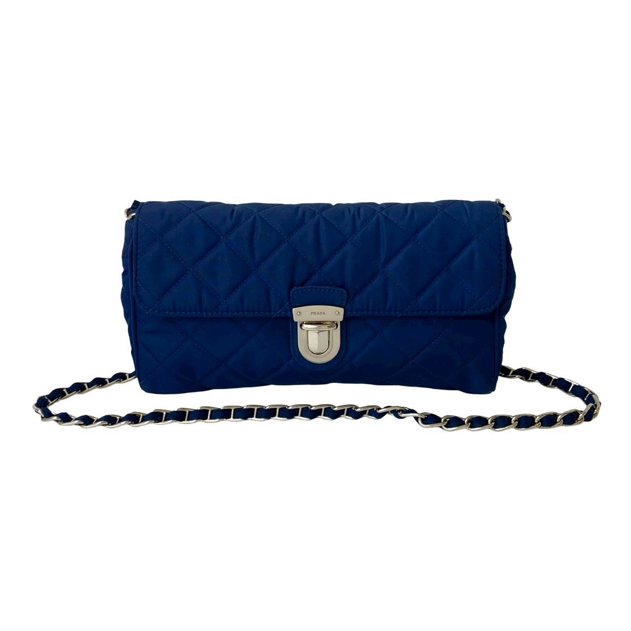 Prada Nylon Leather Shoulder Bag