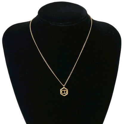 Christian Dior CD Logo Necklace