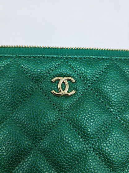 Chanel Quilted Caviar Case