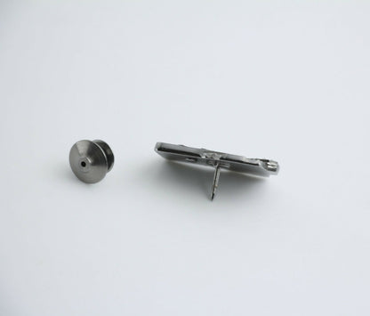 Chanel 09A Metal Moscow Series Badge Brooch