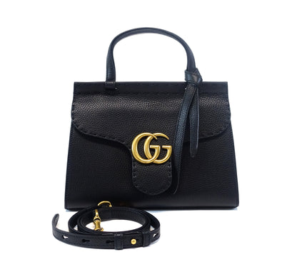 Gucci Leather GG Flap Bag