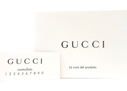 Gucci Leather GG Flap Bag