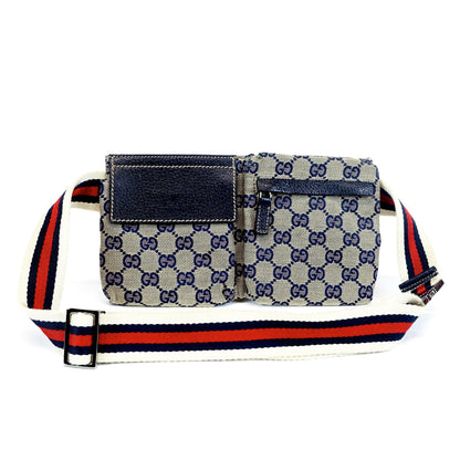 Gucci Monogram Canvas Belt Bag