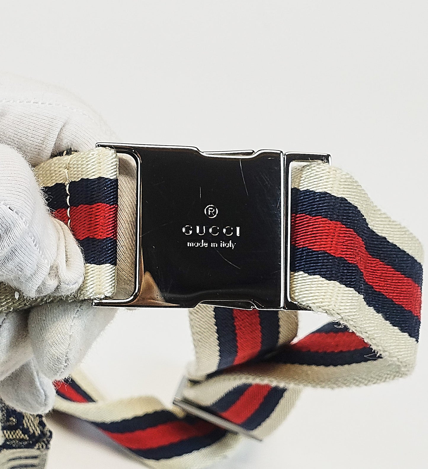 Gucci Monogram Canvas Belt Bag