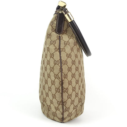 Gucci Monogram Canvas Hobo Bag