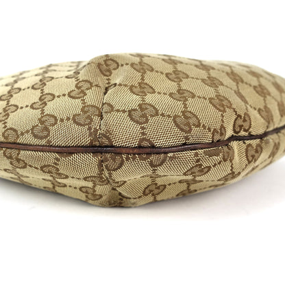Gucci Monogram Canvas Hobo Bag