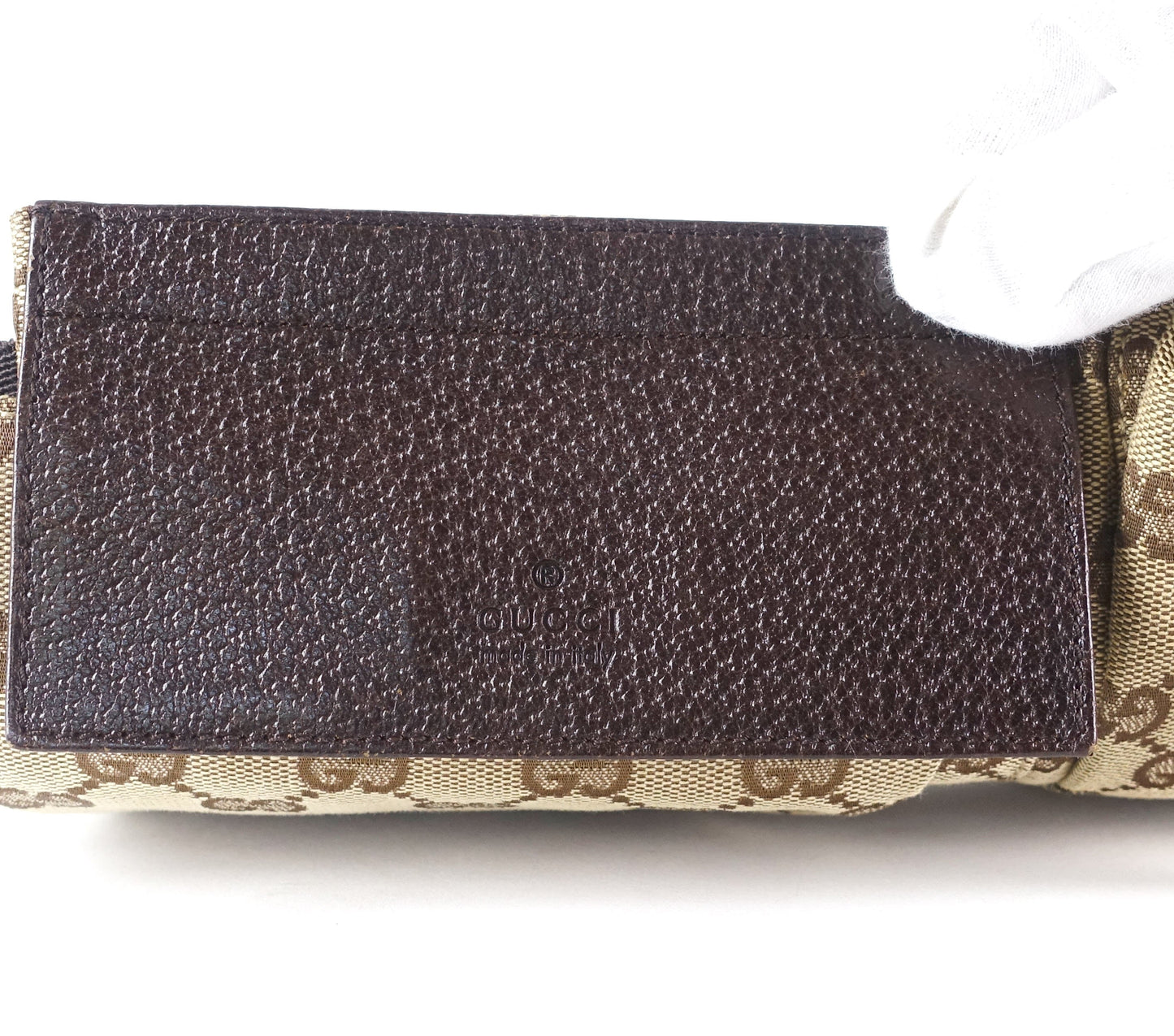Gucci Monogram Canvas Belt Bag