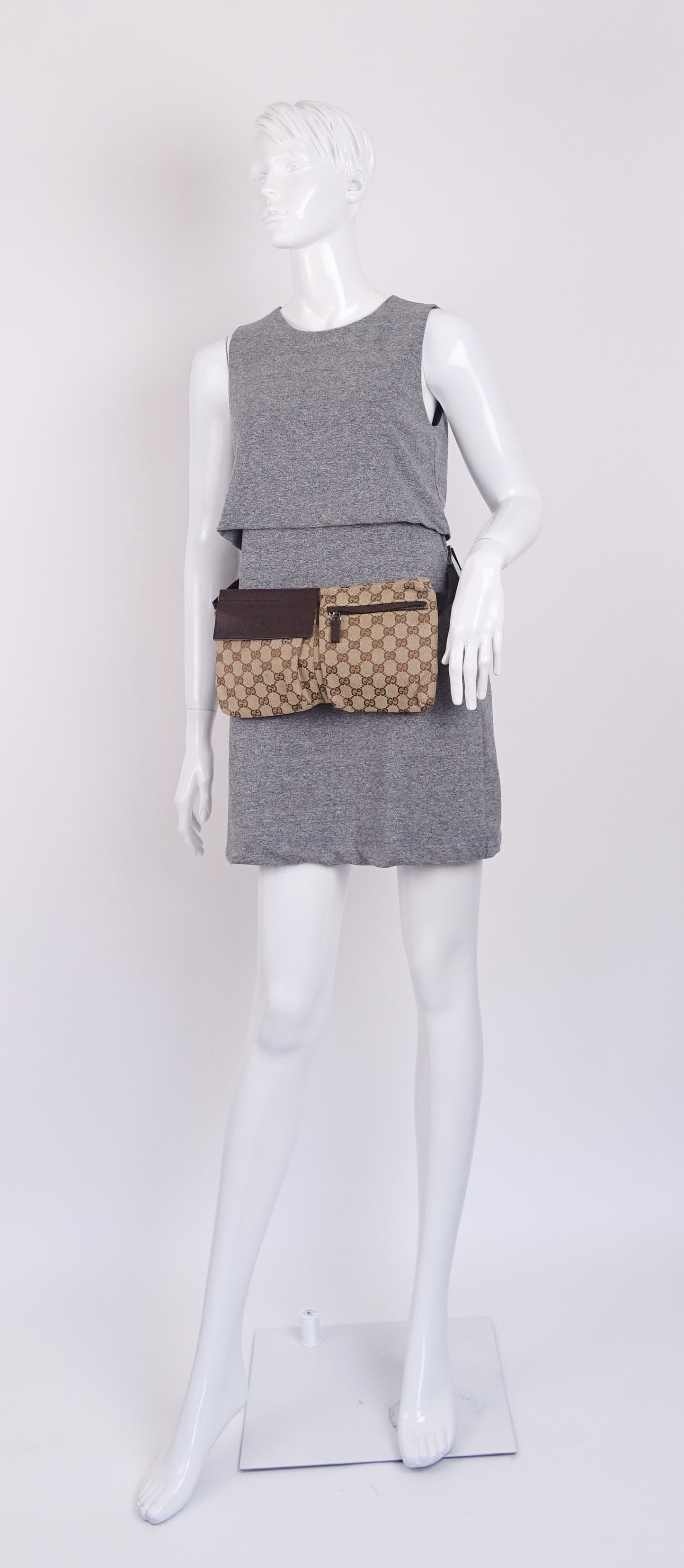 Gucci Monogram Canvas Belt Bag