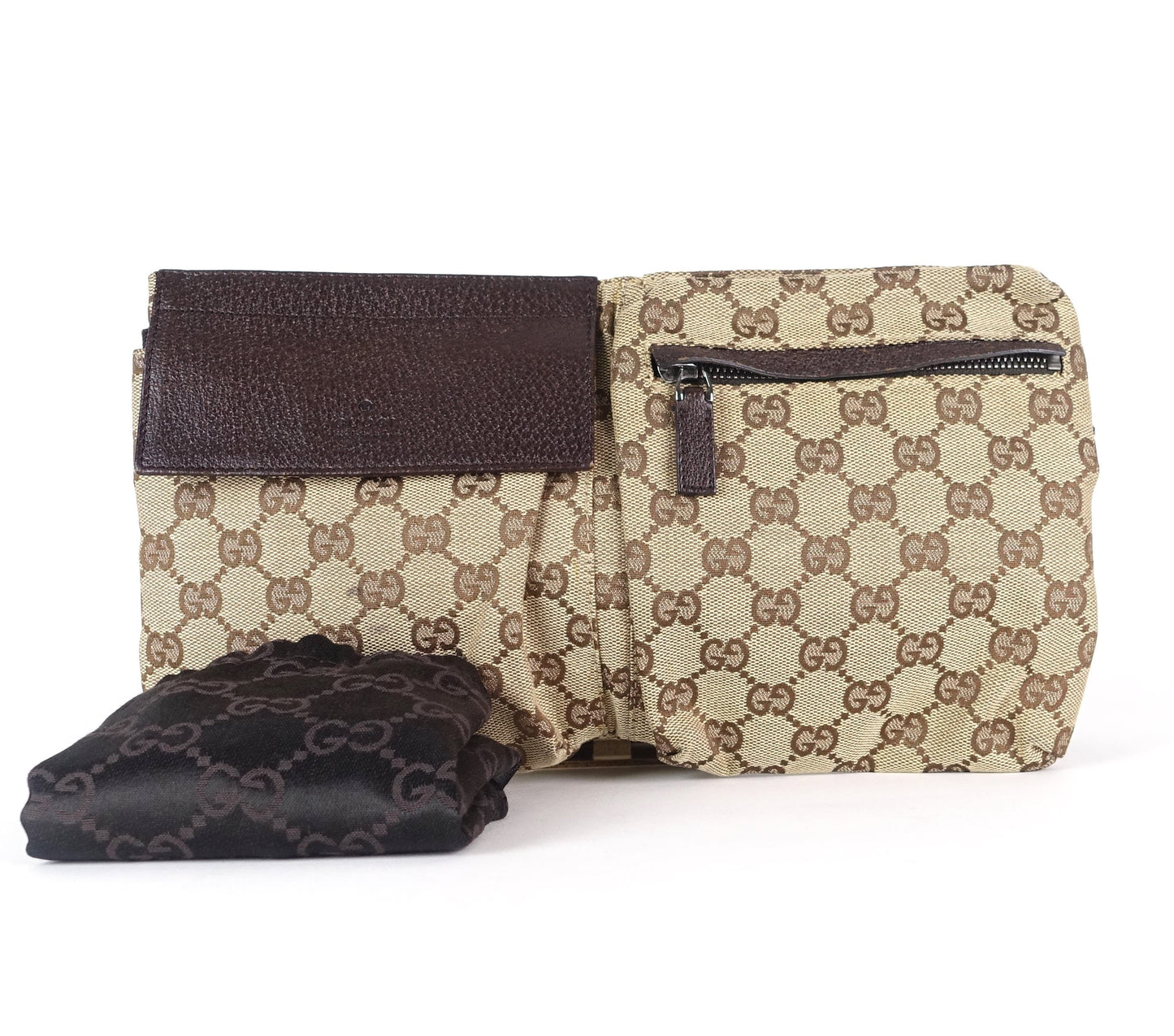 Gucci Monogram Canvas Belt Bag