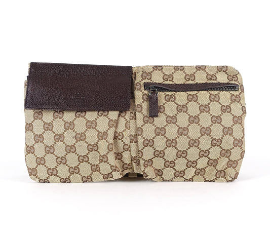 Gucci Monogram Canvas Belt Bag