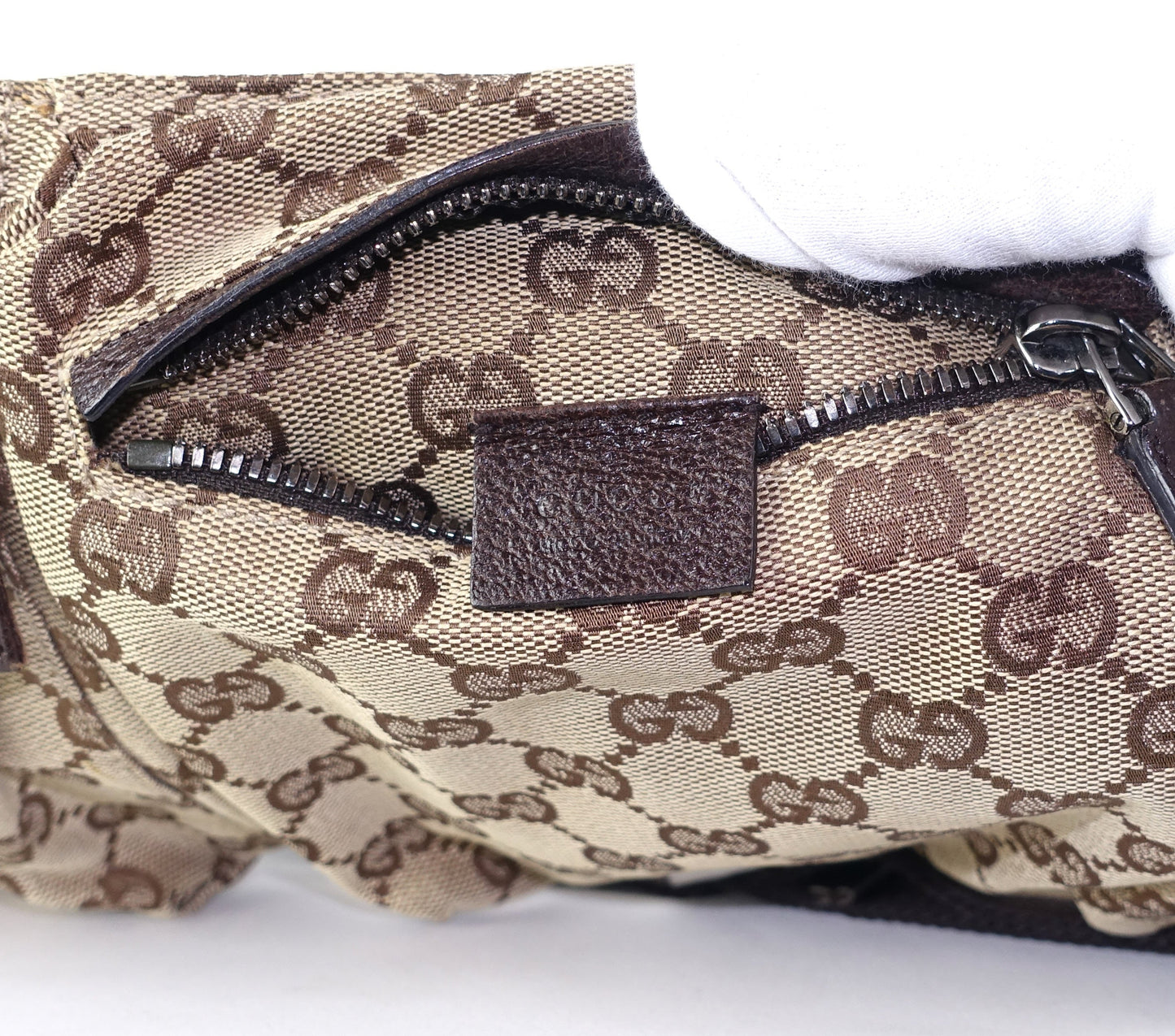 Gucci Monogram Canvas Belt Bag