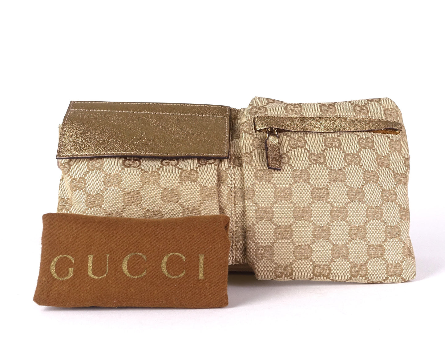 Gucci Monogram Canvas Belt Bag