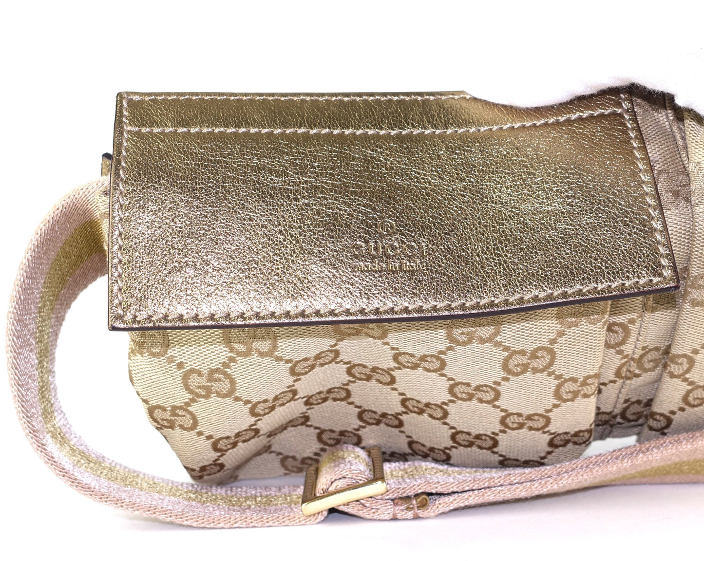 Gucci Monogram Canvas Belt Bag