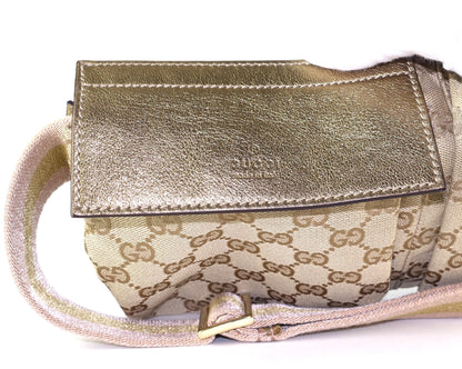 Gucci Monogram Canvas Belt Bag