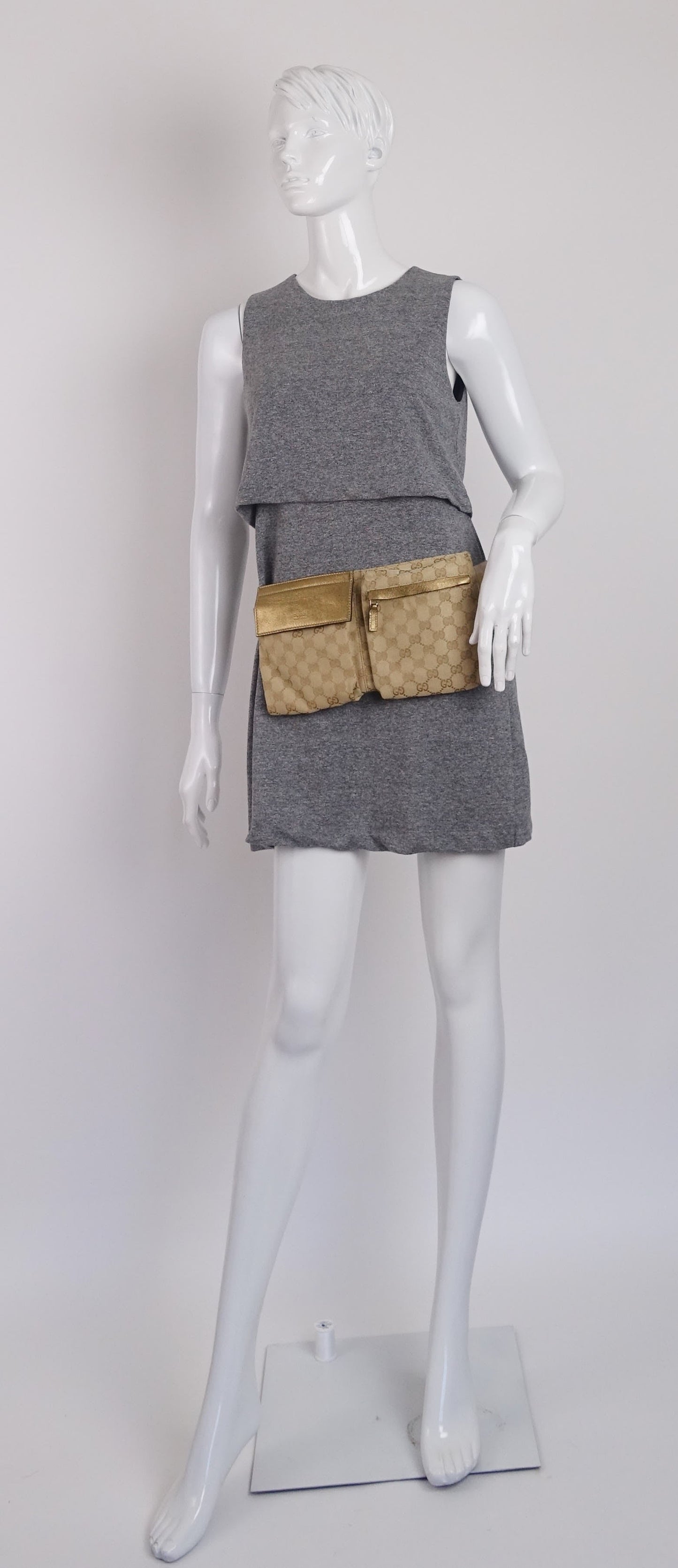 Gucci Monogram Canvas Belt Bag