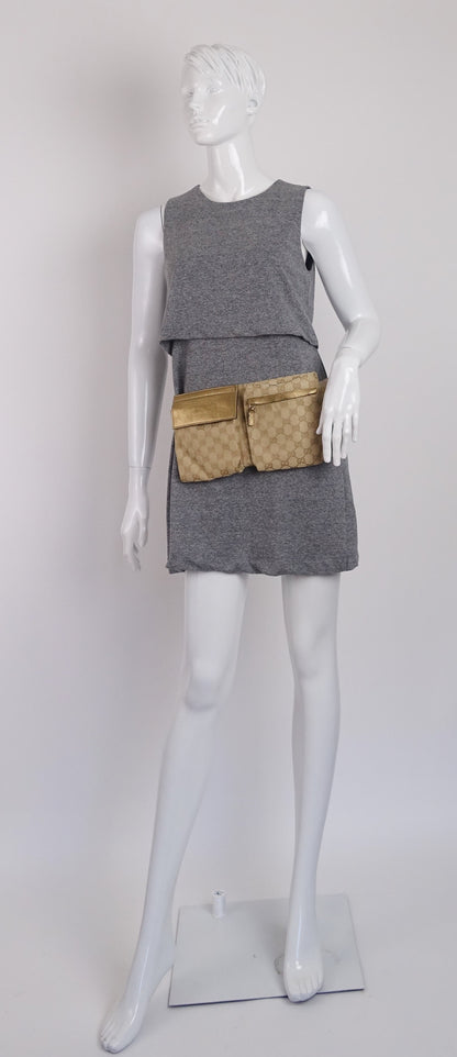 Gucci Monogram Canvas Belt Bag