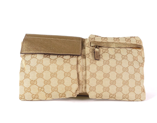 Gucci Monogram Canvas Belt Bag