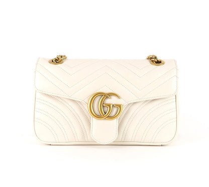 Gucci Marmont Matelasse Chevron Leather Small Bag
